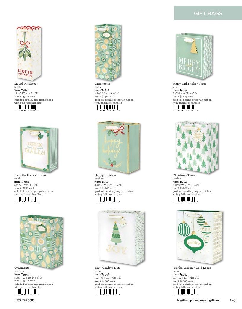 The Gift Wrap Company Fall Gift Wrap Catalog Weekly Ad January 1 - December 31, 2026