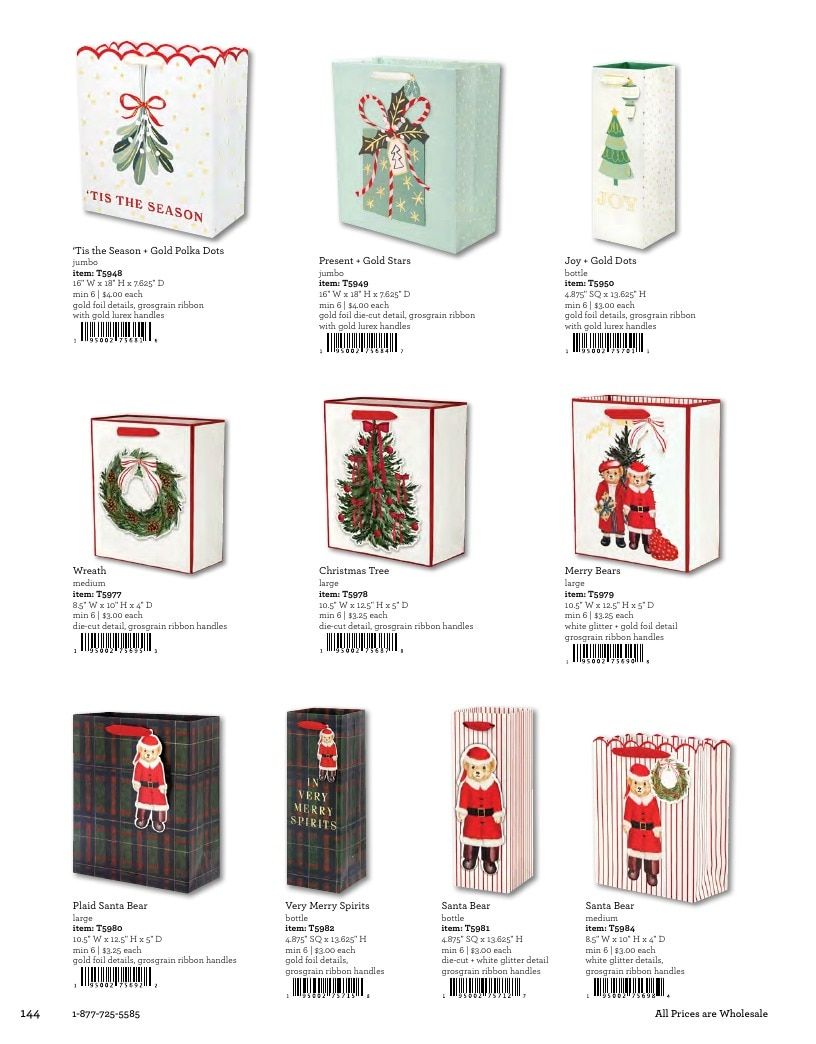The Gift Wrap Company Fall Gift Wrap Catalog Weekly Ad January 1 - December 31, 2026