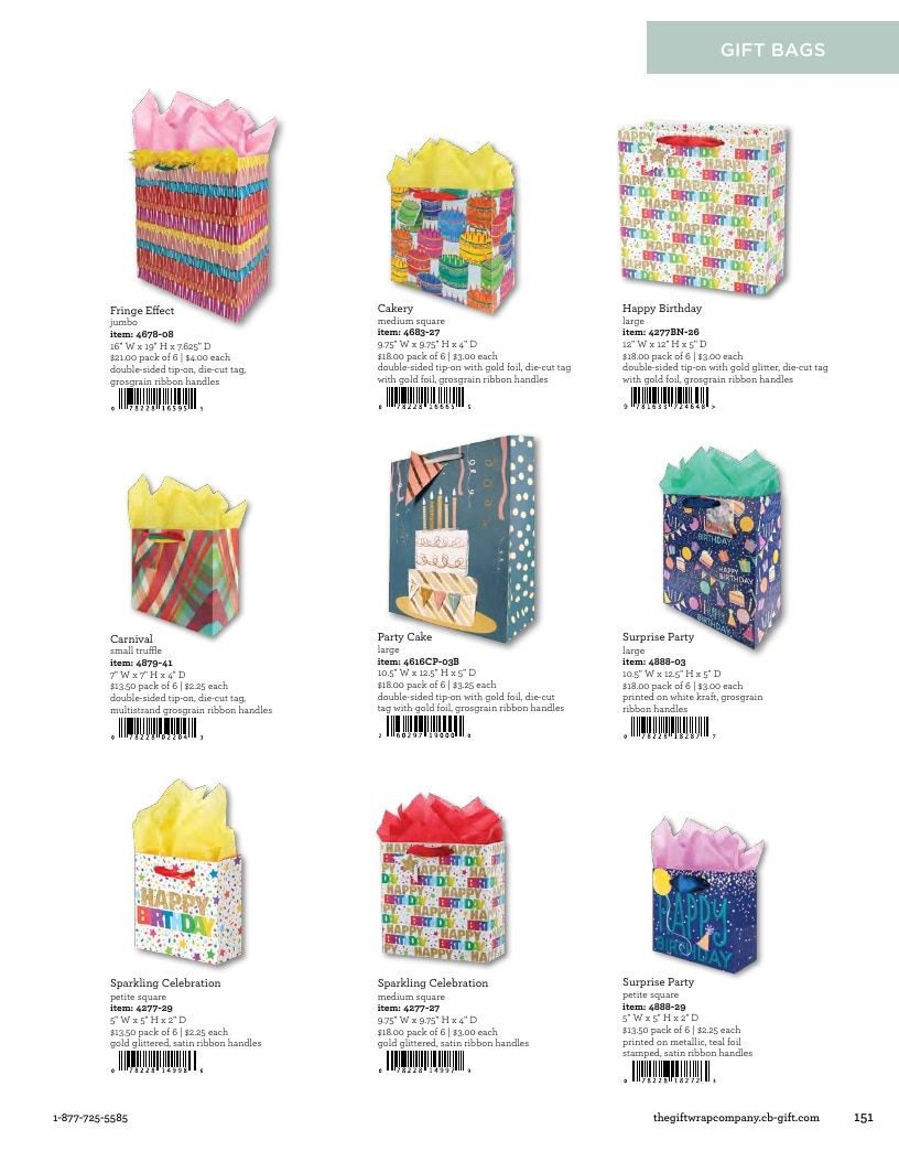 The Gift Wrap Company Fall Gift Wrap Catalog Weekly Ad January 1 - December 31, 2026