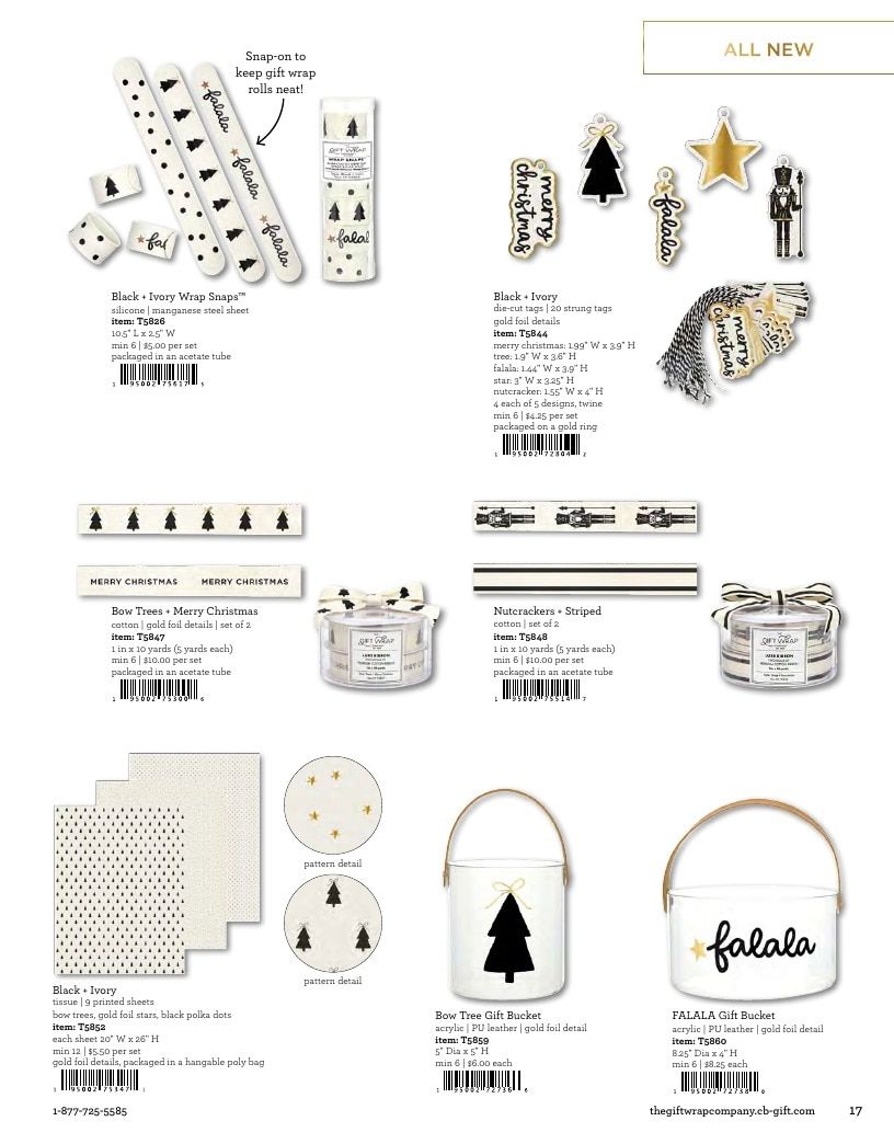 The Gift Wrap Company Fall Gift Wrap Catalog Weekly Ad January 1 - December 31, 2026