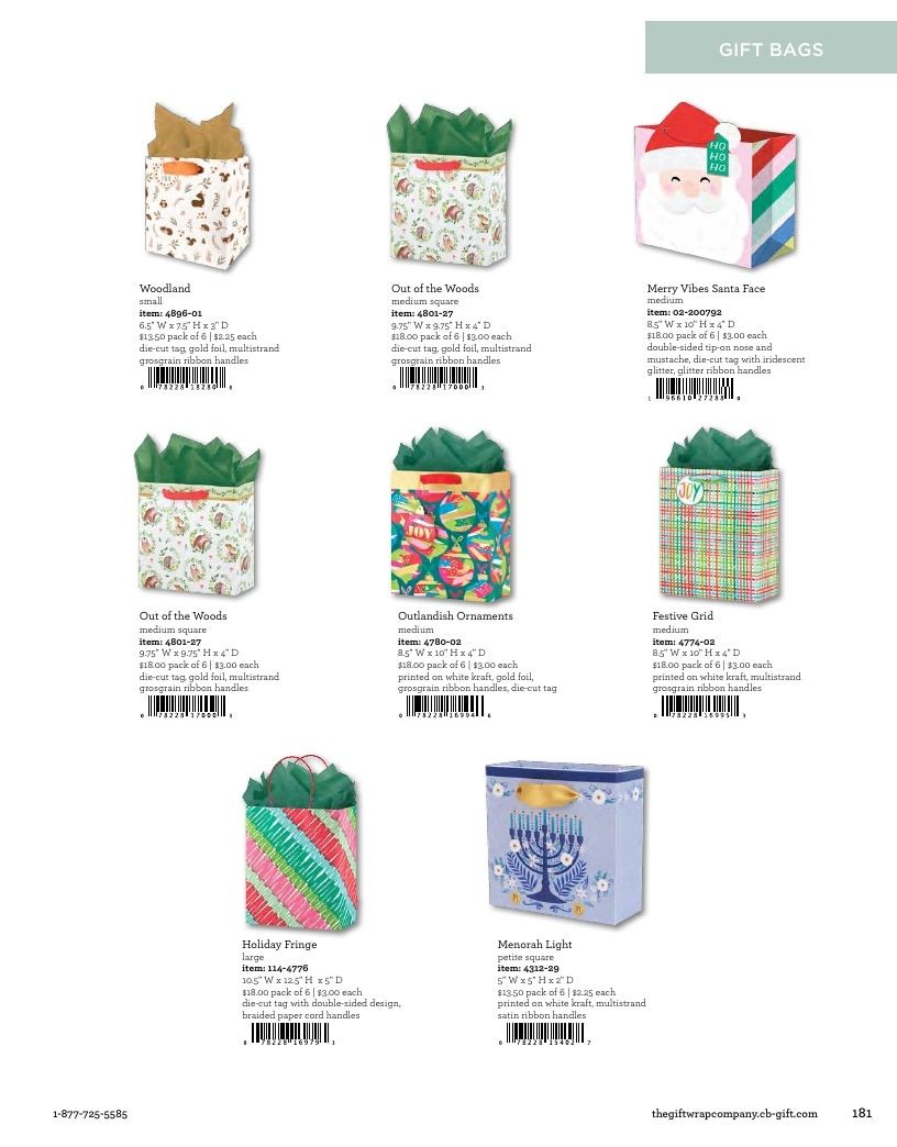 The Gift Wrap Company Fall Gift Wrap Catalog Weekly Ad January 1 - December 31, 2026