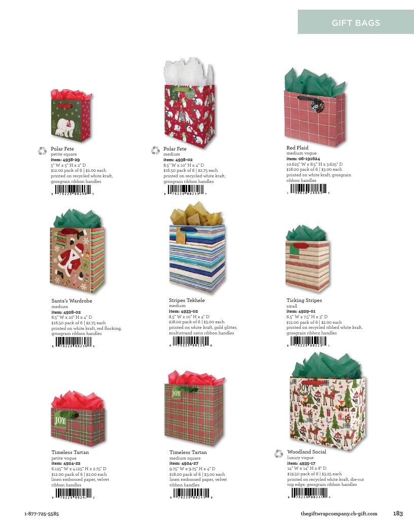 The Gift Wrap Company Fall Gift Wrap Catalog Weekly Ad January 1 - December 31, 2026