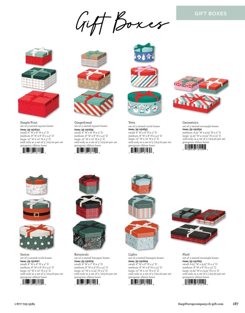 The Gift Wrap Company Fall Gift Wrap Catalog Weekly Ad January 1 - December 31, 2026