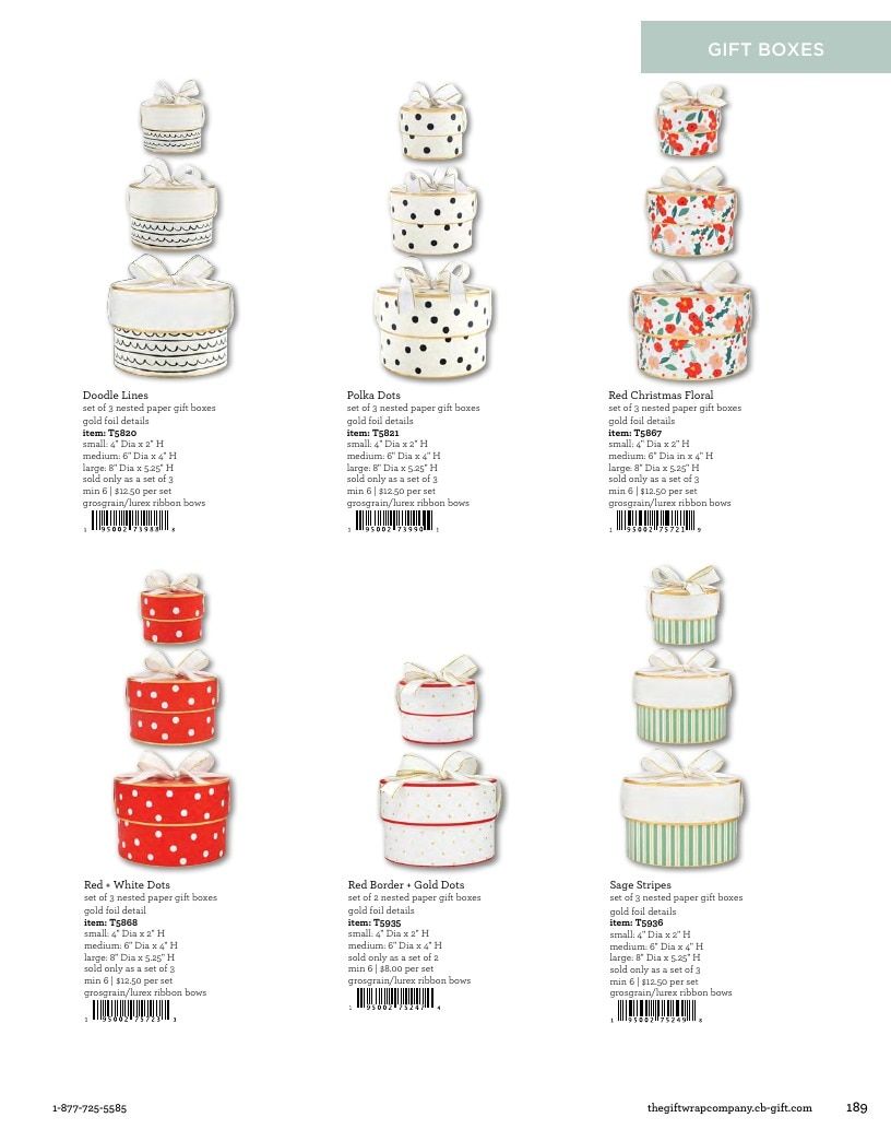 The Gift Wrap Company Fall Gift Wrap Catalog Weekly Ad January 1 - December 31, 2026