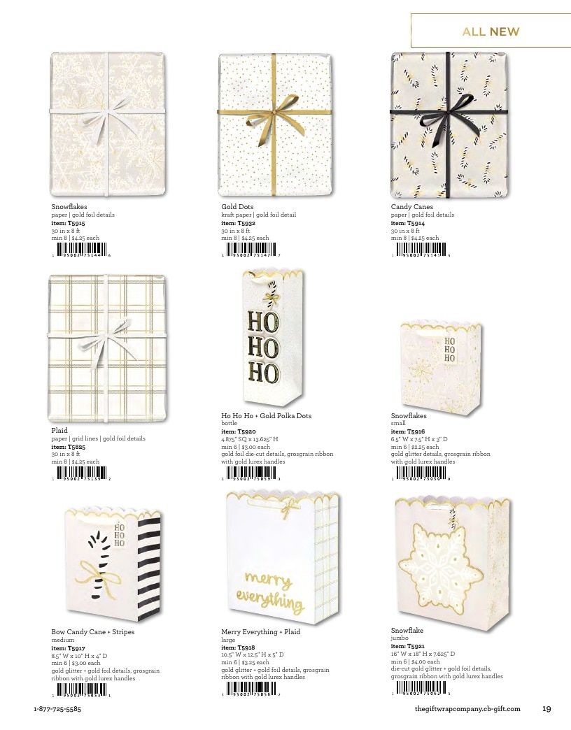 The Gift Wrap Company Fall Gift Wrap Catalog Weekly Ad January 1 - December 31, 2026