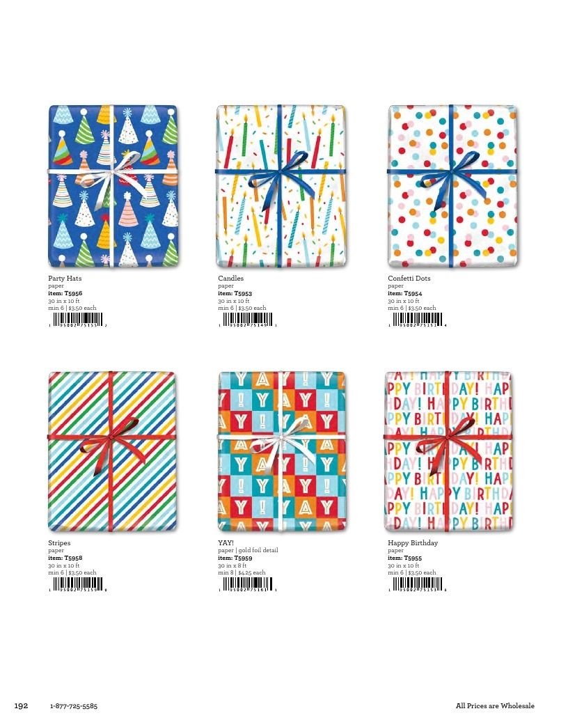 The Gift Wrap Company Fall Gift Wrap Catalog Weekly Ad January 1 - December 31, 2026