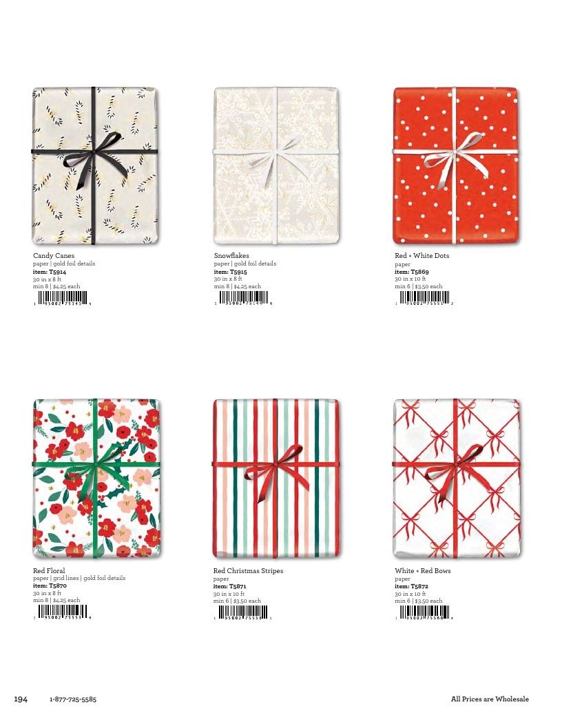 The Gift Wrap Company Fall Gift Wrap Catalog Weekly Ad January 1 - December 31, 2026