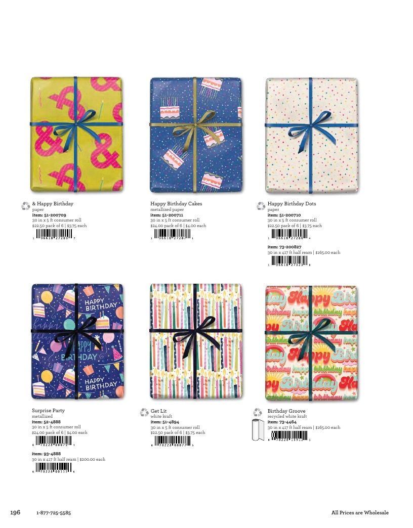 The Gift Wrap Company Fall Gift Wrap Catalog Weekly Ad January 1 - December 31, 2026