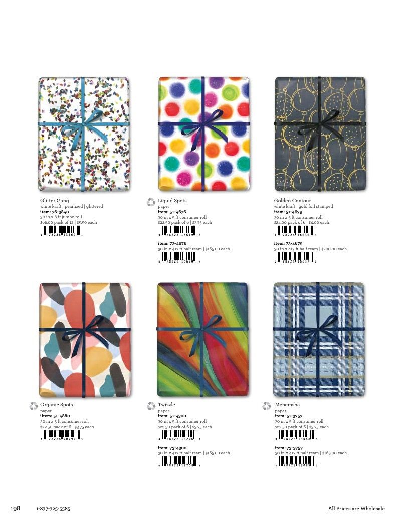 The Gift Wrap Company Fall Gift Wrap Catalog Weekly Ad January 1 - December 31, 2026