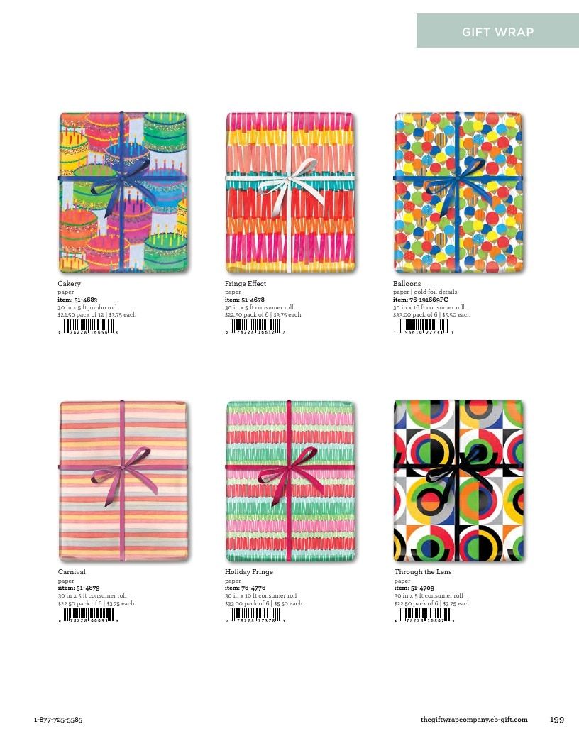 The Gift Wrap Company Fall Gift Wrap Catalog Weekly Ad January 1 - December 31, 2026