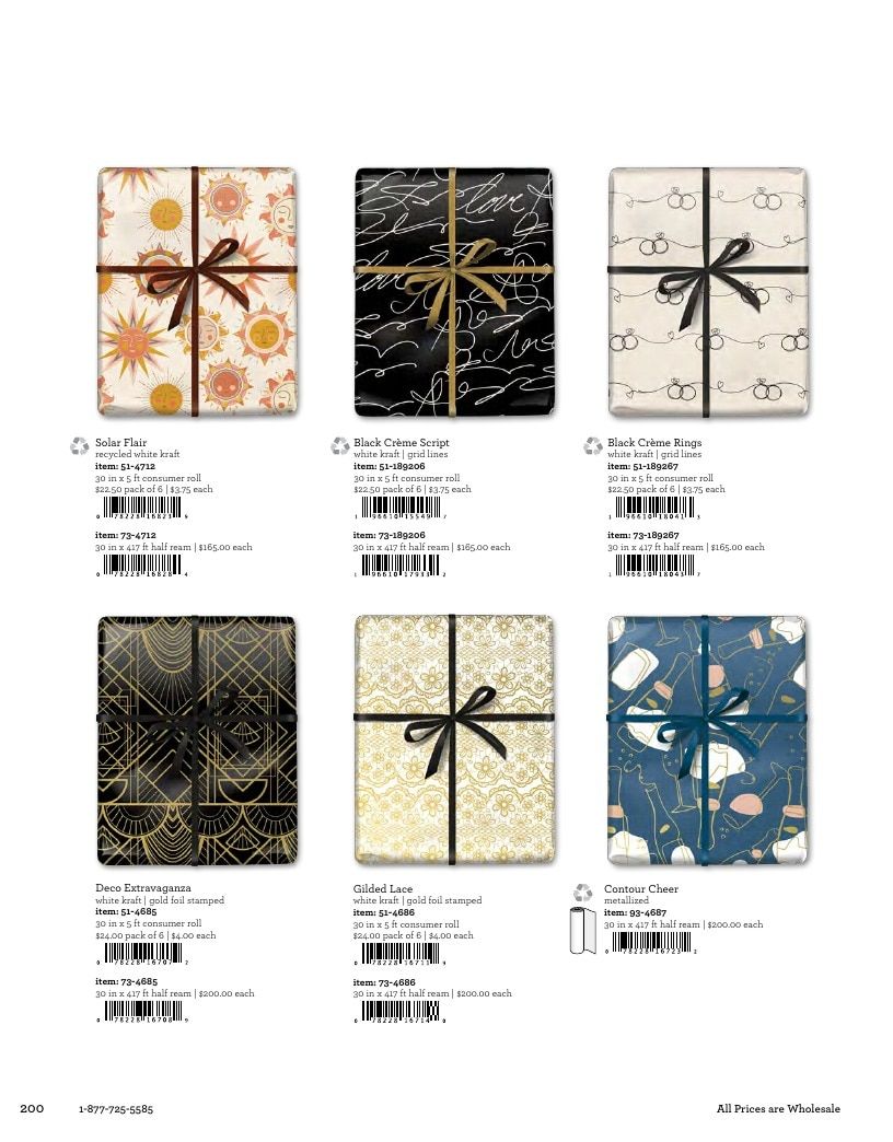The Gift Wrap Company Fall Gift Wrap Catalog Weekly Ad January 1 - December 31, 2026