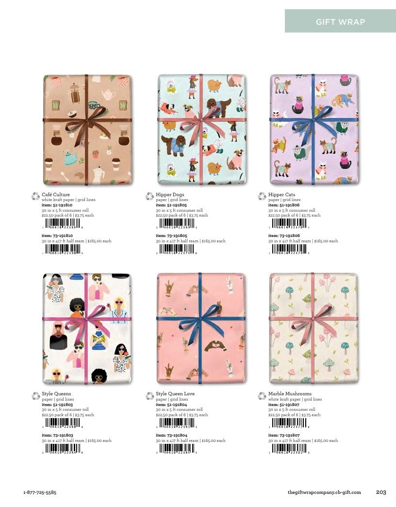 The Gift Wrap Company Fall Gift Wrap Catalog Weekly Ad January 1 - December 31, 2026