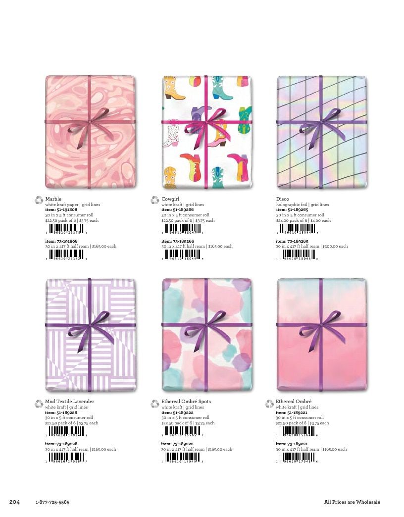 The Gift Wrap Company Fall Gift Wrap Catalog Weekly Ad January 1 - December 31, 2026