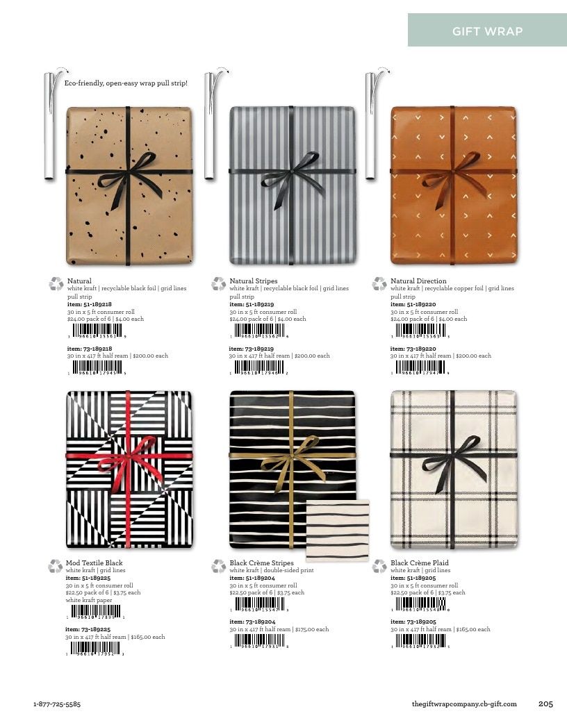 The Gift Wrap Company Fall Gift Wrap Catalog Weekly Ad January 1 - December 31, 2026