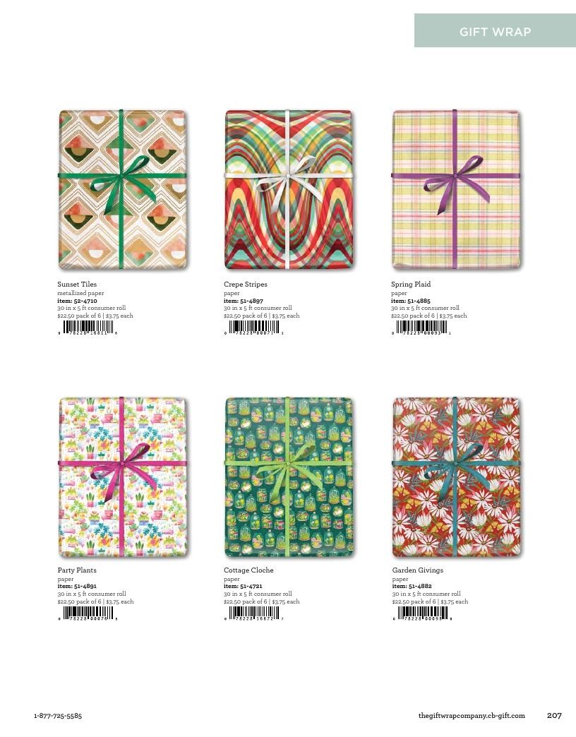 The Gift Wrap Company Fall Gift Wrap Catalog Weekly Ad January 1 - December 31, 2026