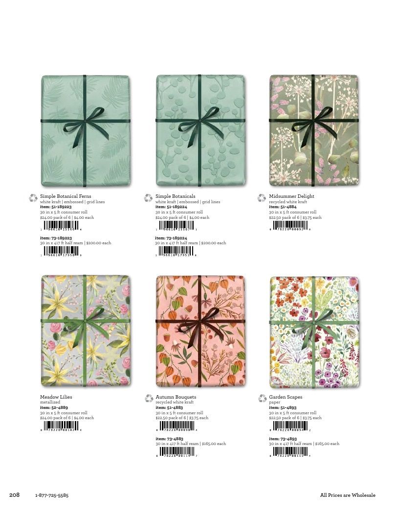 The Gift Wrap Company Fall Gift Wrap Catalog Weekly Ad January 1 - December 31, 2026