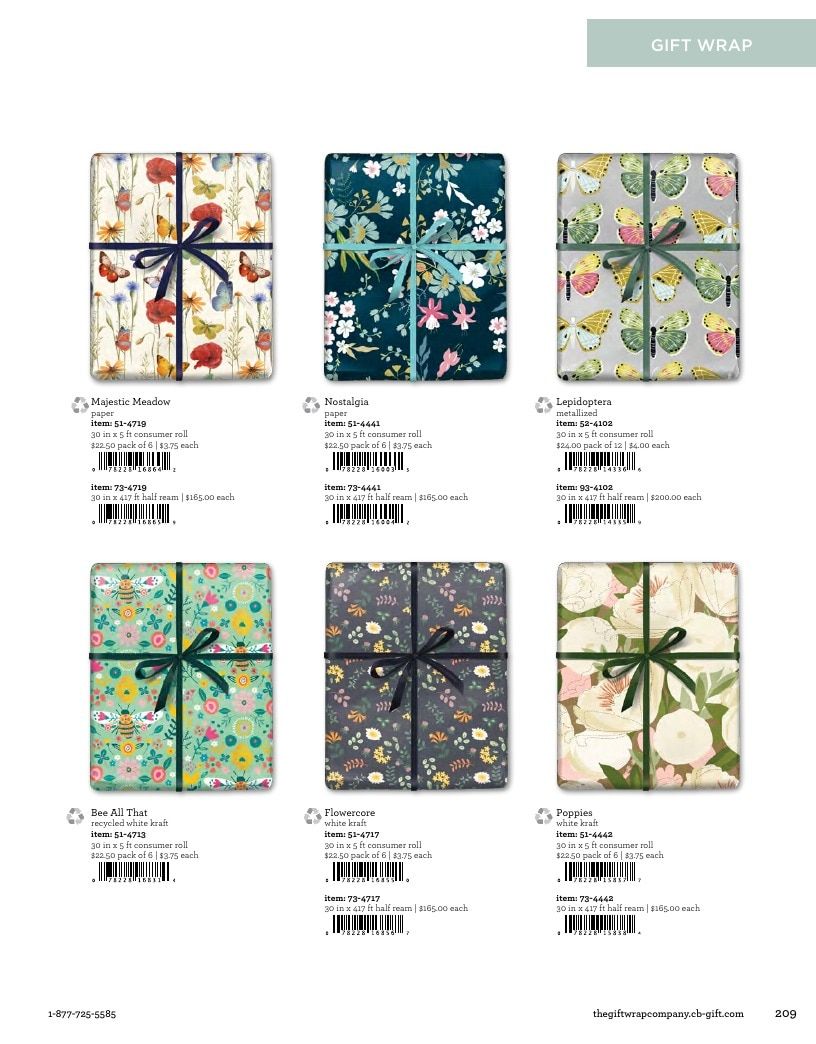 The Gift Wrap Company Fall Gift Wrap Catalog Weekly Ad January 1 - December 31, 2026