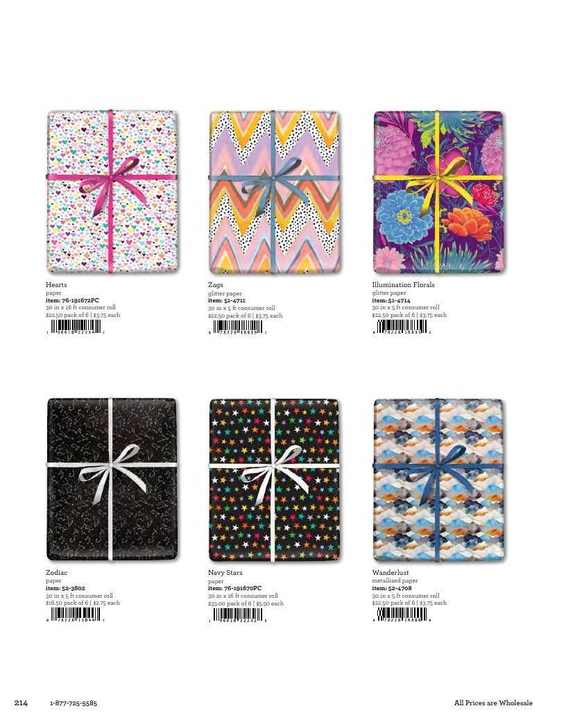 The Gift Wrap Company Fall Gift Wrap Catalog Weekly Ad January 1 - December 31, 2026