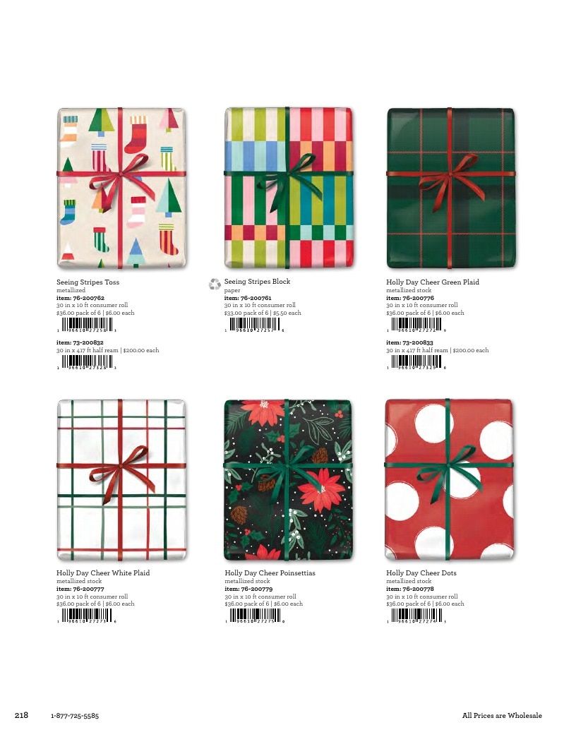 The Gift Wrap Company Fall Gift Wrap Catalog Weekly Ad January 1 - December 31, 2026