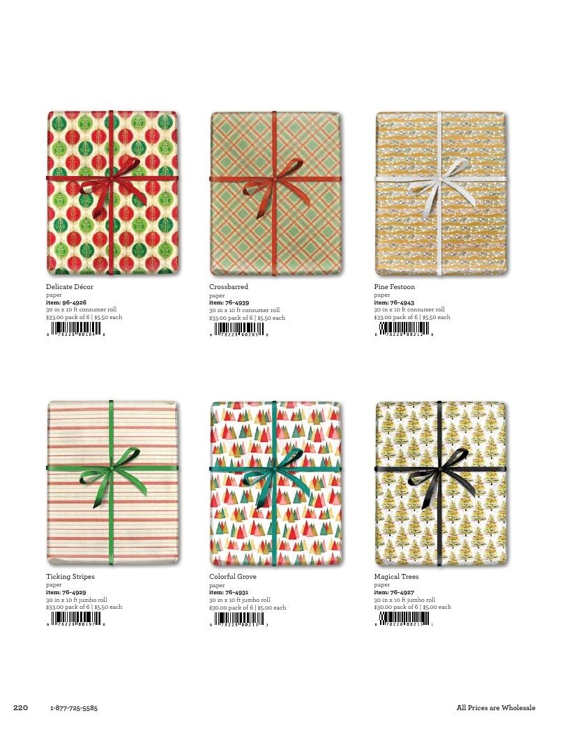 The Gift Wrap Company Fall Gift Wrap Catalog Weekly Ad January 1 - December 31, 2026
