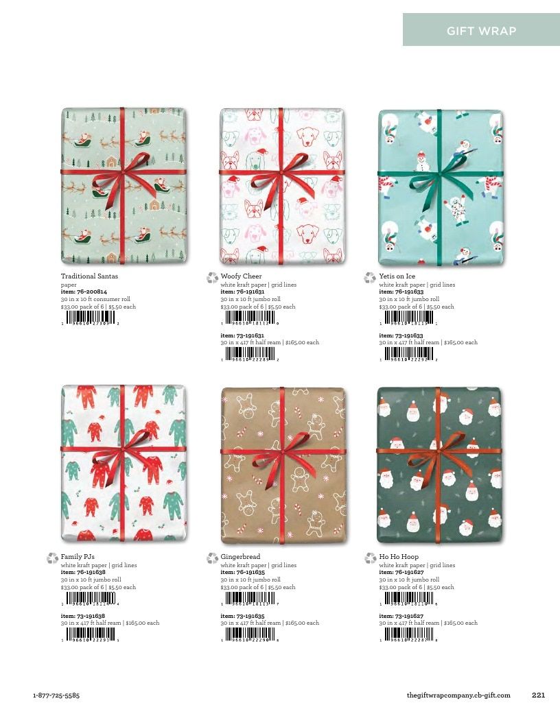 The Gift Wrap Company Fall Gift Wrap Catalog Weekly Ad January 1 - December 31, 2026