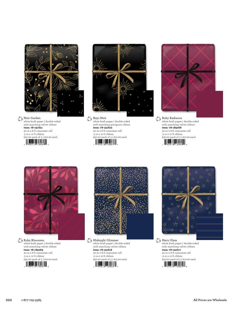 The Gift Wrap Company Fall Gift Wrap Catalog Weekly Ad January 1 - December 31, 2026