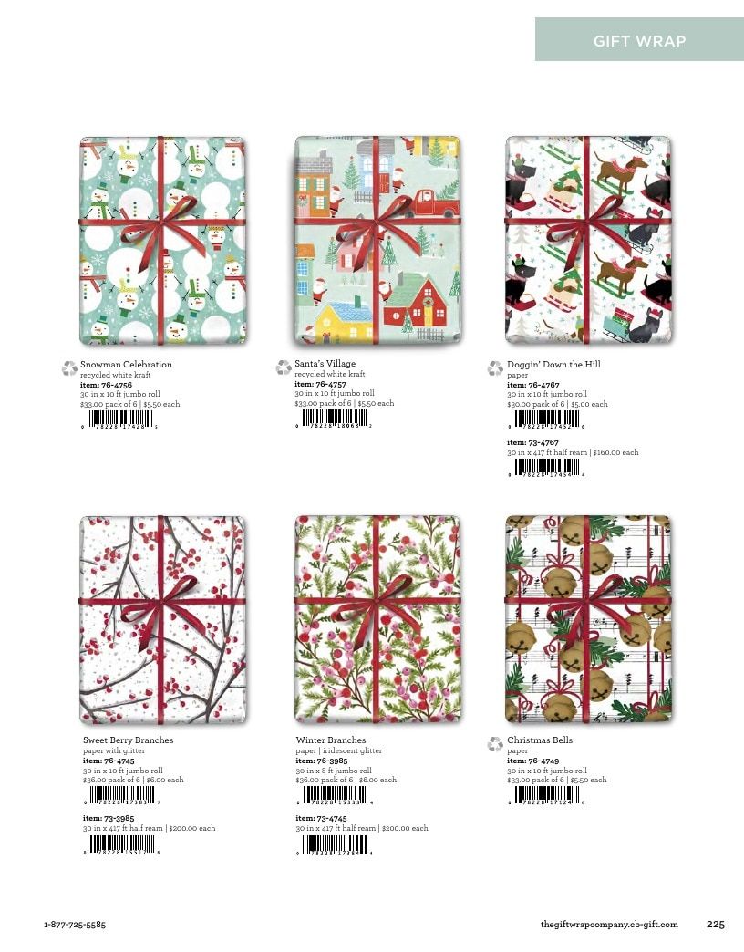 The Gift Wrap Company Fall Gift Wrap Catalog Weekly Ad January 1 - December 31, 2026