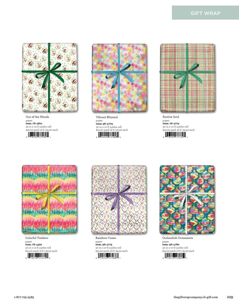 The Gift Wrap Company Fall Gift Wrap Catalog Weekly Ad January 1 - December 31, 2026