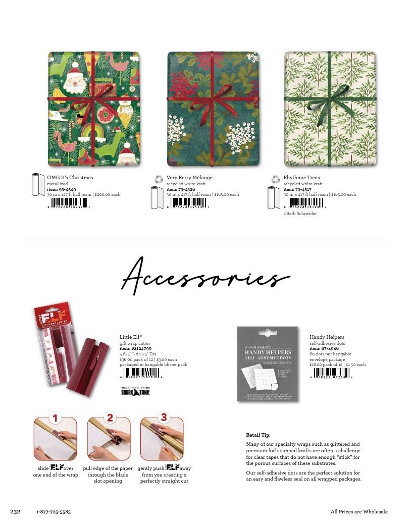 The Gift Wrap Company Fall Gift Wrap Catalog Weekly Ad January 1 - December 31, 2026
