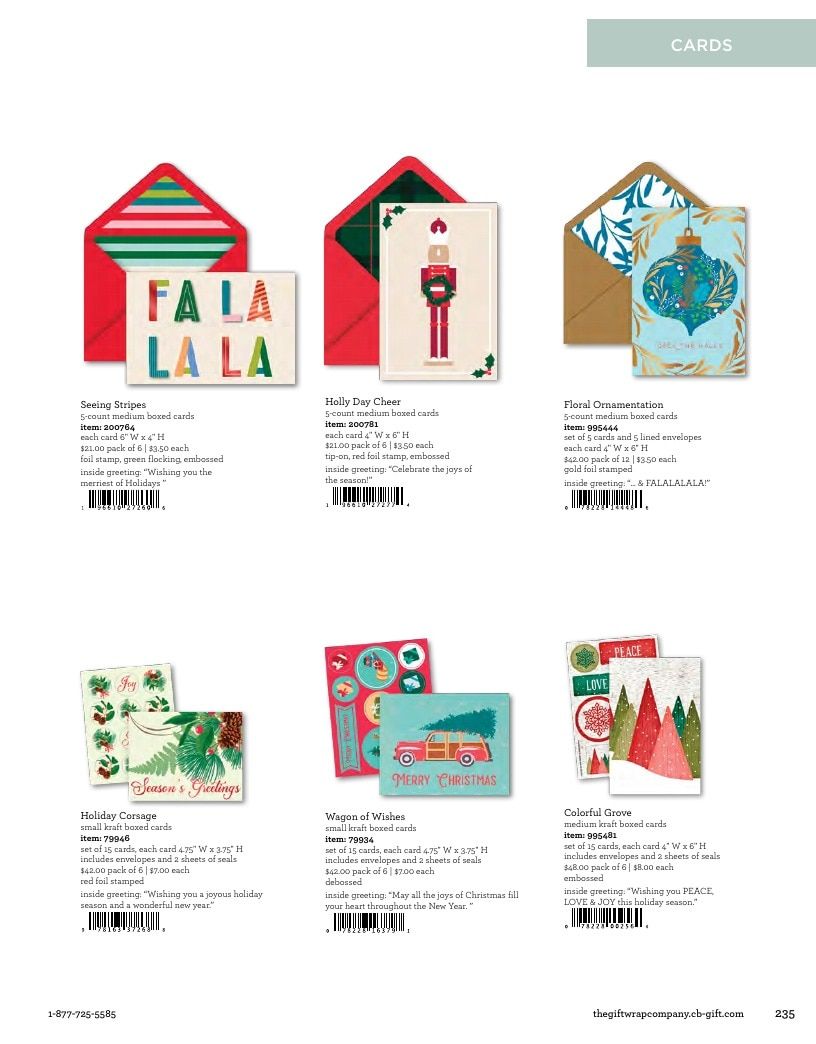 The Gift Wrap Company Fall Gift Wrap Catalog Weekly Ad January 1 - December 31, 2026