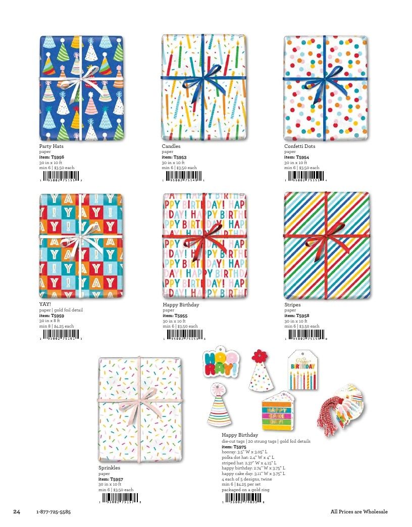 The Gift Wrap Company Fall Gift Wrap Catalog Weekly Ad January 1 - December 31, 2026
