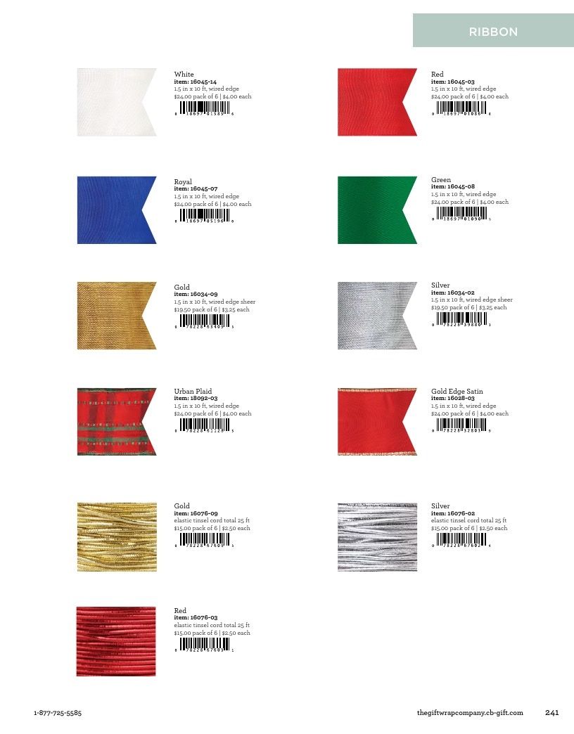The Gift Wrap Company Fall Gift Wrap Catalog Weekly Ad January 1 - December 31, 2026