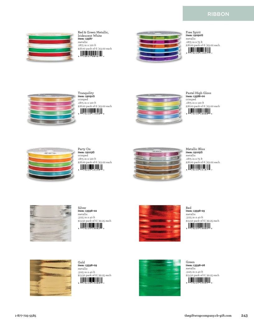 The Gift Wrap Company Fall Gift Wrap Catalog Weekly Ad January 1 - December 31, 2026