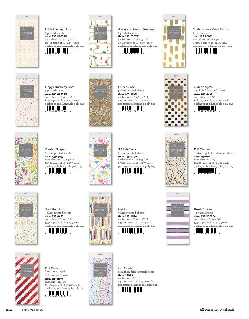 The Gift Wrap Company Fall Gift Wrap Catalog Weekly Ad January 1 - December 31, 2026