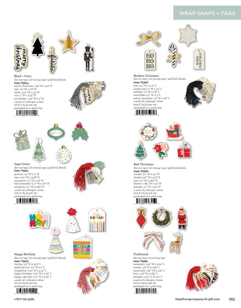The Gift Wrap Company Fall Gift Wrap Catalog Weekly Ad January 1 - December 31, 2026