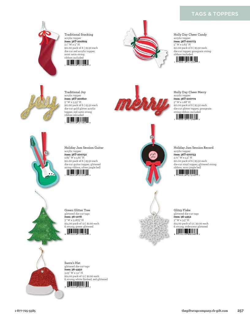 The Gift Wrap Company Fall Gift Wrap Catalog Weekly Ad January 1 - December 31, 2026