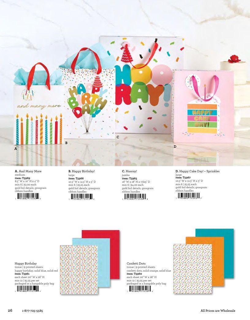 The Gift Wrap Company Fall Gift Wrap Catalog Weekly Ad January 1 - December 31, 2026