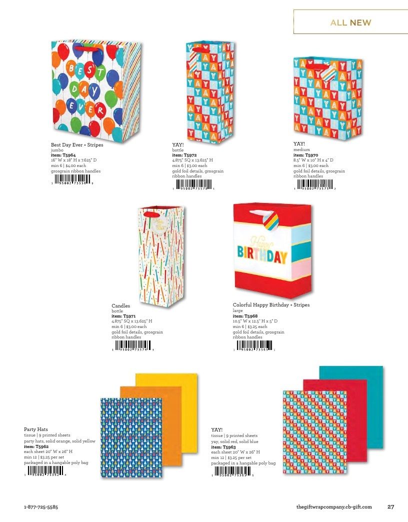 The Gift Wrap Company Fall Gift Wrap Catalog Weekly Ad January 1 - December 31, 2026