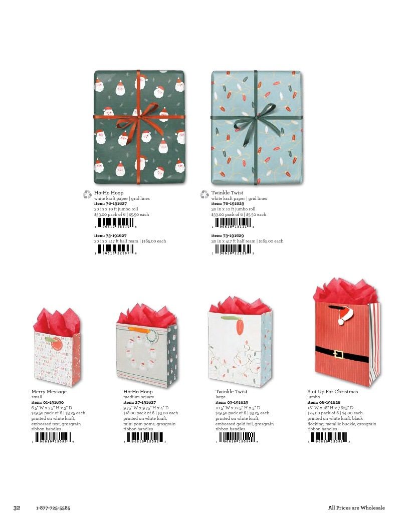 The Gift Wrap Company Fall Gift Wrap Catalog Weekly Ad January 1 - December 31, 2026