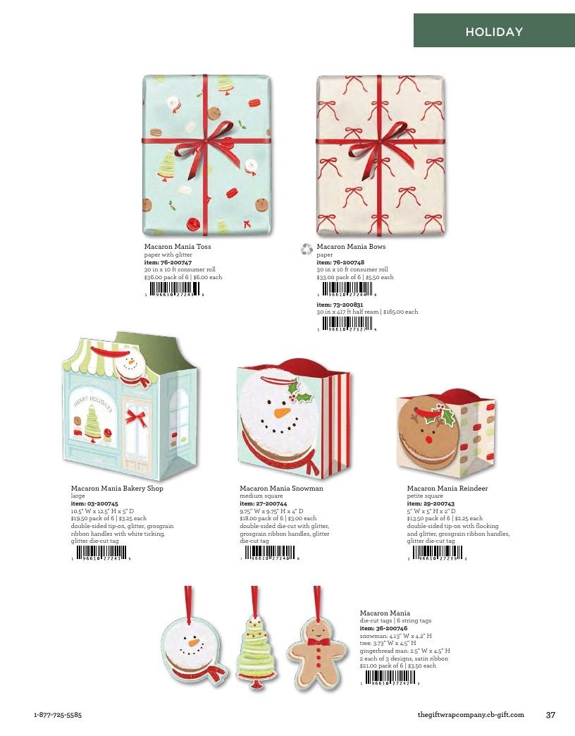 The Gift Wrap Company Fall Gift Wrap Catalog Weekly Ad January 1 - December 31, 2026
