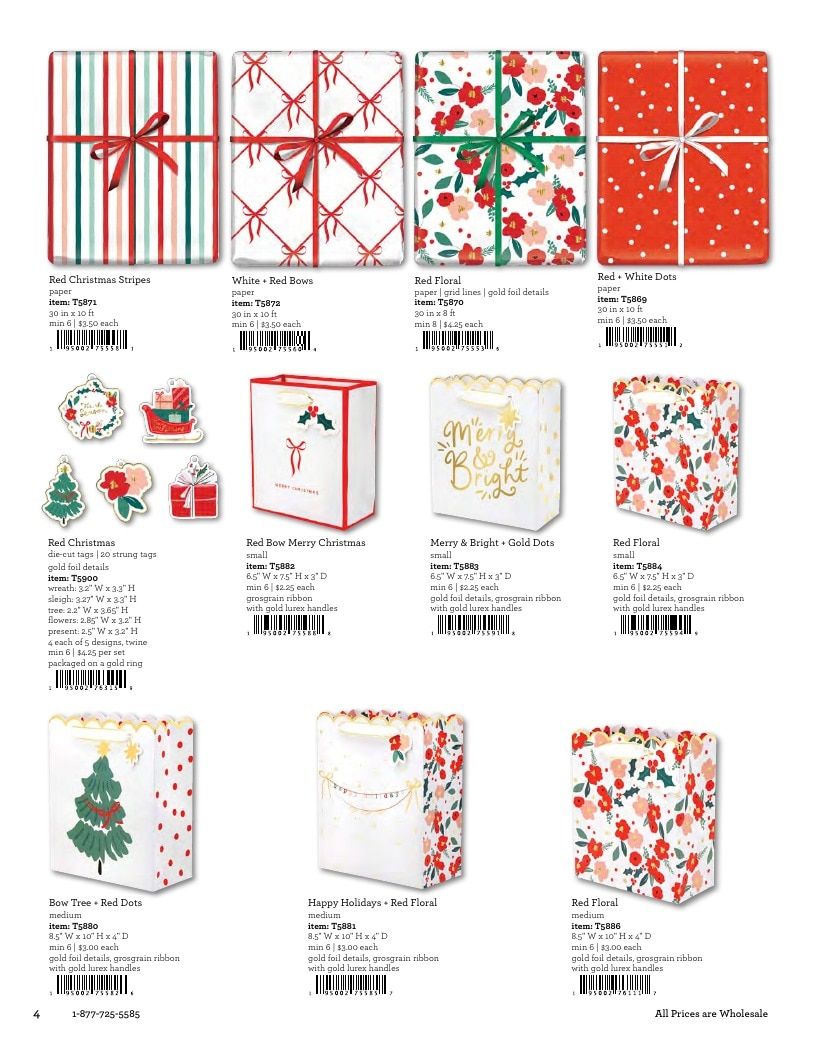 The Gift Wrap Company Fall Gift Wrap Catalog Weekly Ad January 1 - December 31, 2026