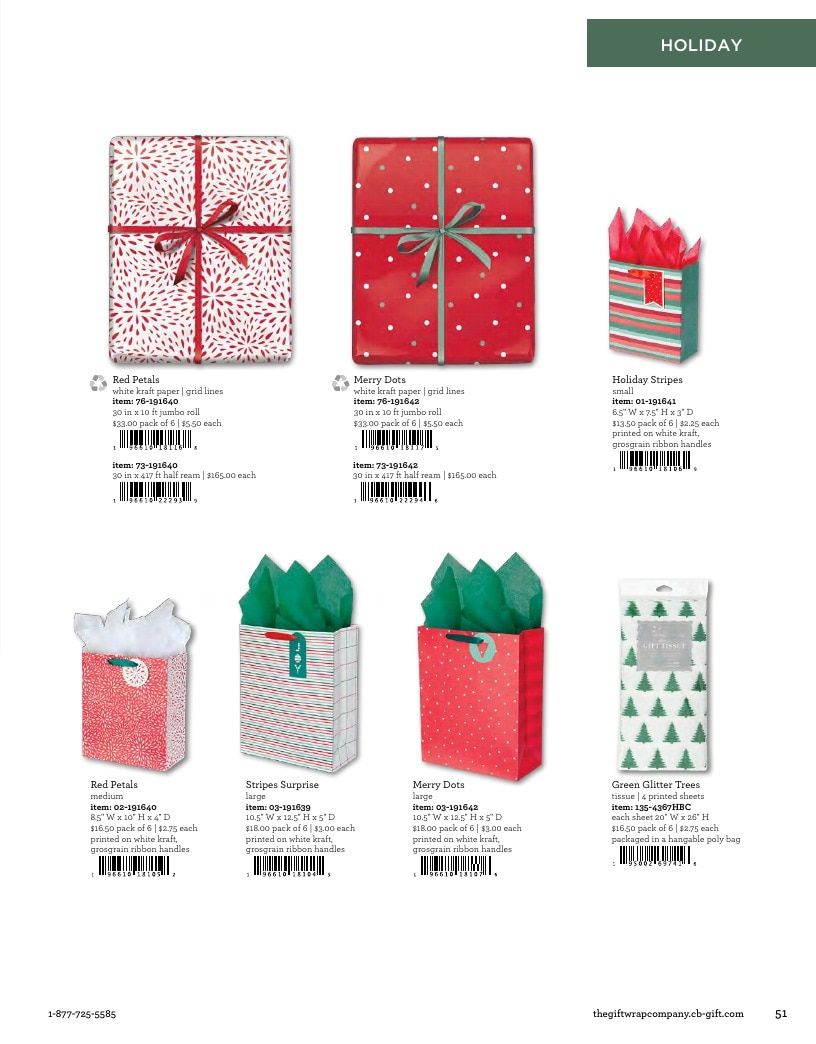 The Gift Wrap Company Fall Gift Wrap Catalog Weekly Ad January 1 - December 31, 2026
