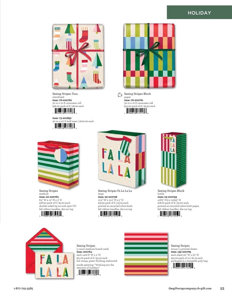 The Gift Wrap Company Fall Gift Wrap Catalog Weekly Ad January 1 - December 31, 2026