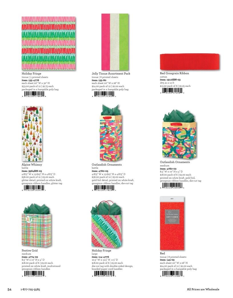 The Gift Wrap Company Fall Gift Wrap Catalog Weekly Ad January 1 - December 31, 2026