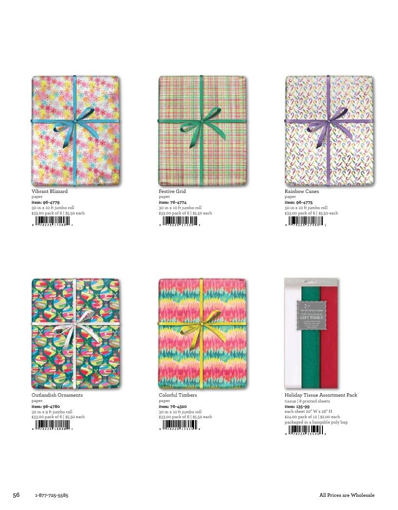 The Gift Wrap Company Fall Gift Wrap Catalog Weekly Ad January 1 - December 31, 2026