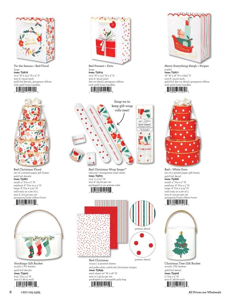 The Gift Wrap Company Fall Gift Wrap Catalog Weekly Ad January 1 - December 31, 2026