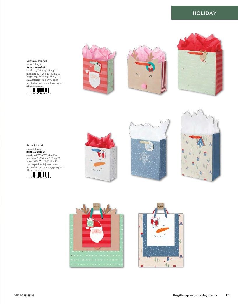 The Gift Wrap Company Fall Gift Wrap Catalog Weekly Ad January 1 - December 31, 2026