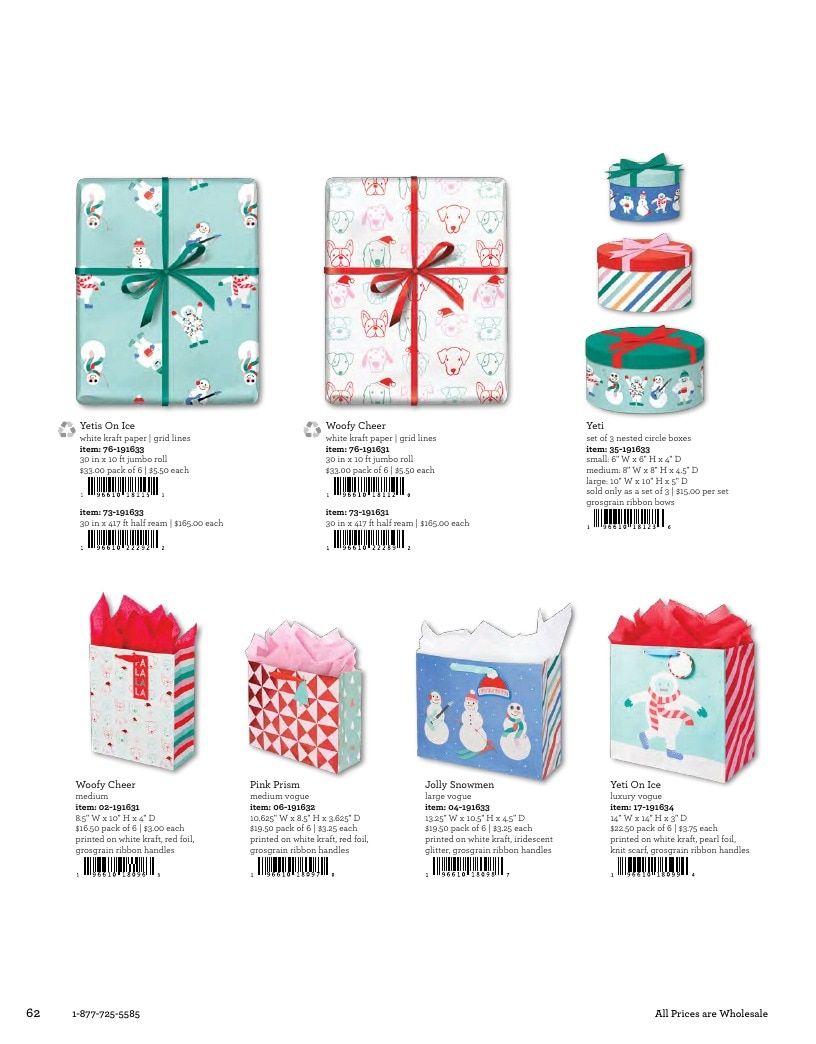 The Gift Wrap Company Fall Gift Wrap Catalog Weekly Ad January 1 - December 31, 2026