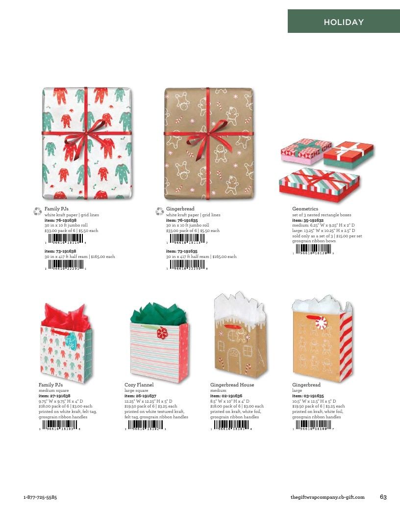 The Gift Wrap Company Fall Gift Wrap Catalog Weekly Ad January 1 - December 31, 2026