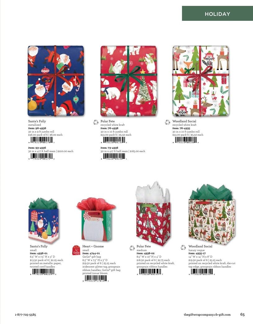 The Gift Wrap Company Fall Gift Wrap Catalog Weekly Ad January 1 - December 31, 2026